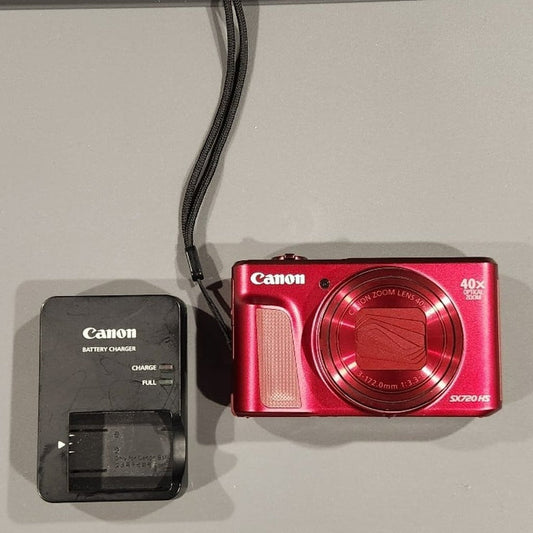 Canon Powershot Sx740 Hs 20 3 Megapixel Digital Camera Red Bo