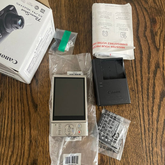 Canon Powershot Elph 360 Hs Silver Used Like New Ku
